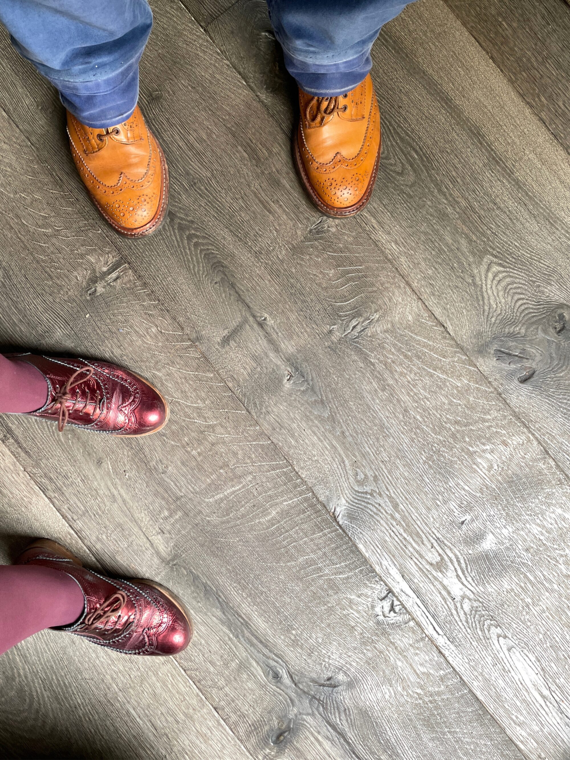 Grey rustic oak flooring magma krakatoa top down