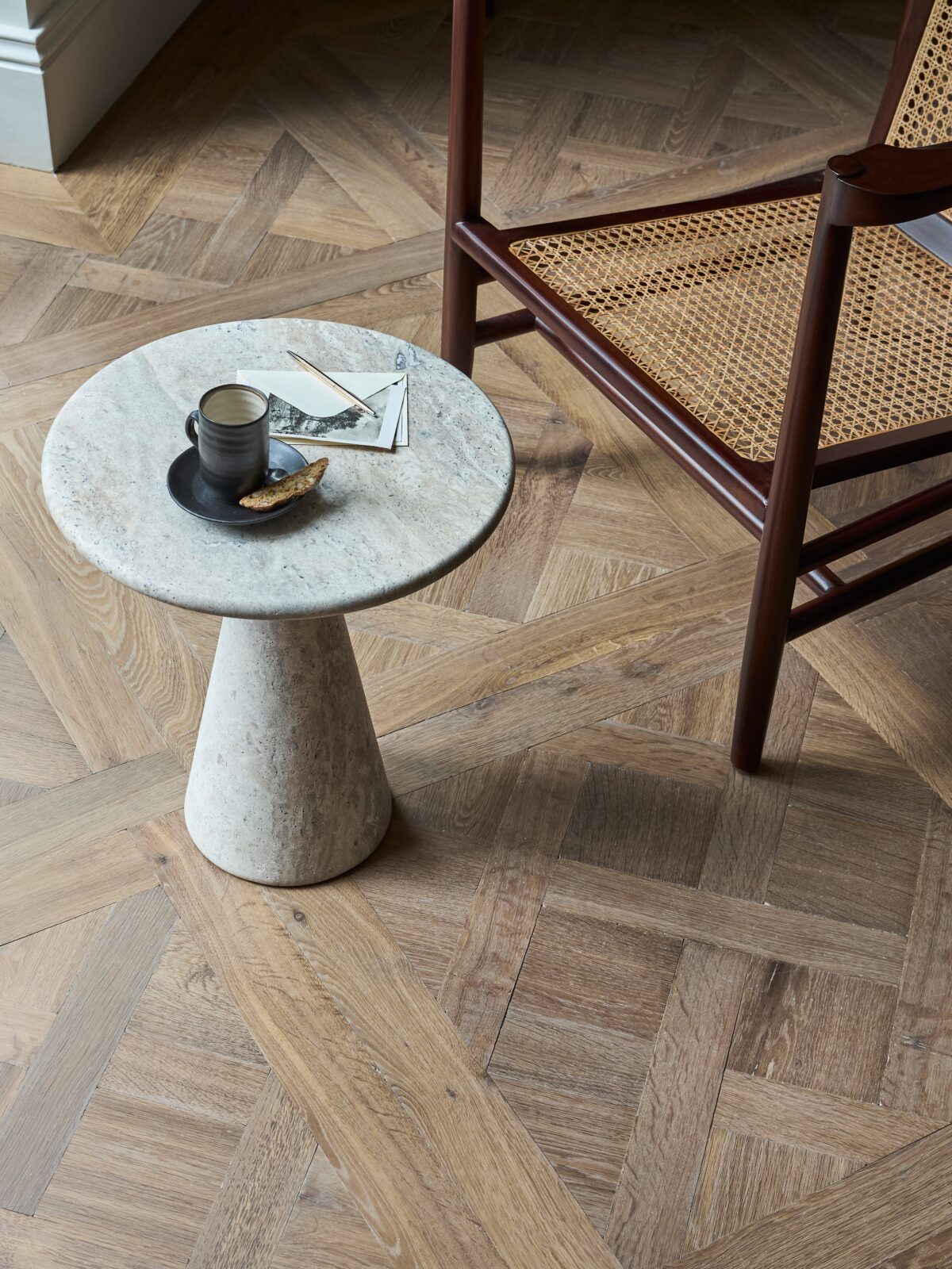 Versailles panel parquet oak floor in neutral Landmark Tredegar