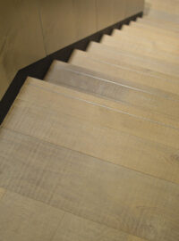 Oak tate bute on floor, walls and steps at London ottolenghi restaurantwidth=